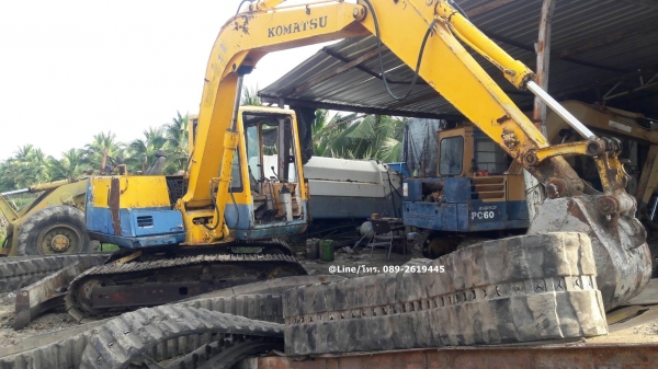ขายรถขุดKOMATSU PC60-6 เครื่องยนต์KOMATSU -4D95L จำนวน 4 สูบ, คอนโทรลน้ำมัน, ปั๊มนิ้ว, แทรคเหล็ก, มีใบมีดดัน, สินค้าเดิมๆเก่านอก, ขายตามสภาพ, เครื่องดี, ปั๊มดี, ระบบใช้งานได้