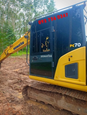 ขายรถแบคโฮ KOMATSU PC 70-8 เอกสารใบแจ้งจำหน่าย 4,8XX ชม.ราคา 1,110,000 บาท