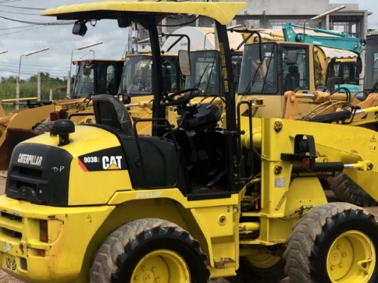 ขายรถตักล้อยาง CAT 903B (เทียบเท่า WA50) แขนยาวพิเศษ นำเข้าเองจากญี่ปุ่น สภาพพร้อมใช้ มีVDOการทำงานครับ