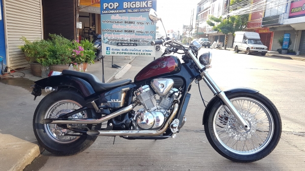 ขาย HONDA STEED400 เดิมๆ แต่งสวยๆ ท่อแต่ง แฮนด์แต่ง กระจกแต่ง โครเมี่ยมเงา อินวอยส์ สรรพสามิตร ราคา 