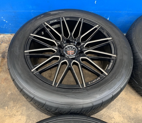 ล้อแม็ก 6รู139 NAYA ขอบ 20 พร้อมยาง 265-50-20 NITTO ปลายปี 16 สวยๆ ล้อแม็ก 6รู139 NAYA ขอบ 20 พร้อมยาง 265-50-20 NITTO ปลายปี 16 สวยๆ