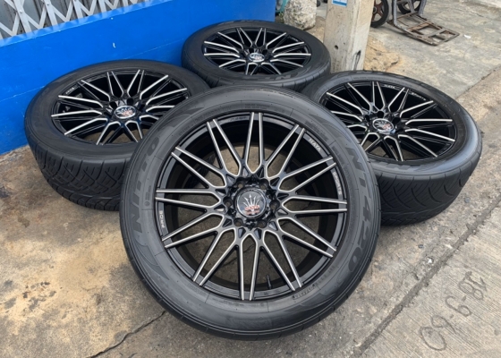 ล้อแม็ก 6รู139 NAYA ขอบ 20 พร้อมยาง 265-50-20 NITTO ปลายปี 16 สวยๆ