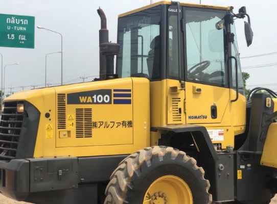 ขายรถตักล้อยาง KOMATSU WA100-5 นำเข้าเองจากญี่ปุ่น สภาพสวยพร้อมใช้งาน มีVDOการทำงานครับ ขายรถตักล้อยาง KOMATSU WA100-5 นำเข้าเองจากญี่ปุ่น สภาพสวยพร้อมใช้งาน มีVDOการทำงานครับ