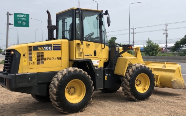 ขายรถตักล้อยาง KOMATSU WA100-5 นำเข้าเองจากญี่ปุ่น สภาพสวยพร้อมใช้งาน มีVDOการทำงานครับ ขายรถตักล้อยาง KOMATSU WA100-5 นำเข้าเองจากญี่ปุ่น สภาพสวยพร้อมใช้งาน มีVDOการทำงานครับ