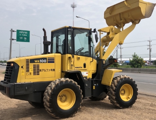 ขายรถตักล้อยาง KOMATSU WA100-5 นำเข้าเองจากญี่ปุ่น สภาพสวยพร้อมใช้งาน มีVDOการทำงานครับ ขายรถตักล้อยาง KOMATSU WA100-5 นำเข้าเองจากญี่ปุ่น สภาพสวยพร้อมใช้งาน มีVDOการทำงานครับ