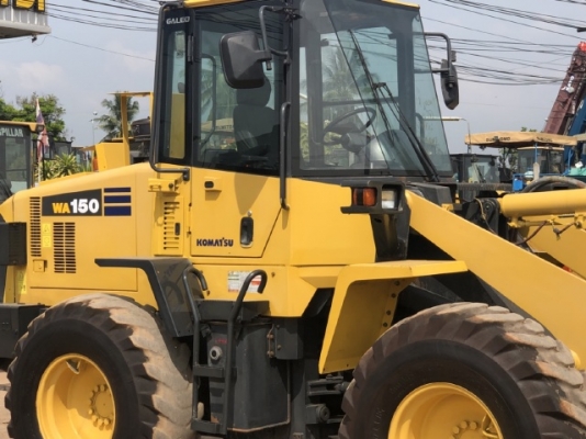 ขายรถตักล้อยาง KOMATSU WA150-5 นำเข้าเองจากญี่ปุ่น สภาพสวยพร้อมใช้งาน มีVDOการทำงานครับ ขายรถตักล้อยาง KOMATSU WA150-5 นำเข้าเองจากญี่ปุ่น สภาพสวยพร้อมใช้งาน มีVDOการทำงานครับ
