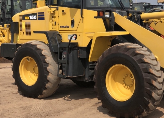 ขายรถตักล้อยาง KOMATSU WA150-5 นำเข้าเองจากญี่ปุ่น สภาพสวยพร้อมใช้งาน มีVDOการทำงานครับ ขายรถตักล้อยาง KOMATSU WA150-5 นำเข้าเองจากญี่ปุ่น สภาพสวยพร้อมใช้งาน มีVDOการทำงานครับ