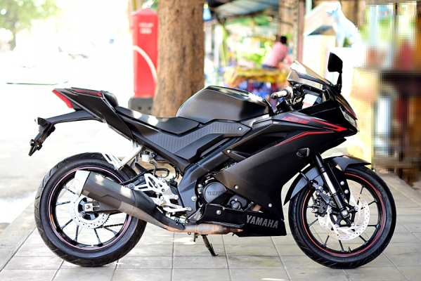 ALL NEW R15 สีดำ เครื่องยนต์ตัวใหม่ 155 cc โช้คหน้าอัฟไซต์ดาว มีเล่มเอกสารครบ 57900