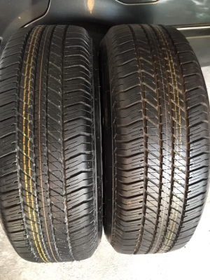 ขายยางบริสโตน265/65/17ปี19 มี2เส้น6900 โทร0879050181.ส่งได้ครับ
