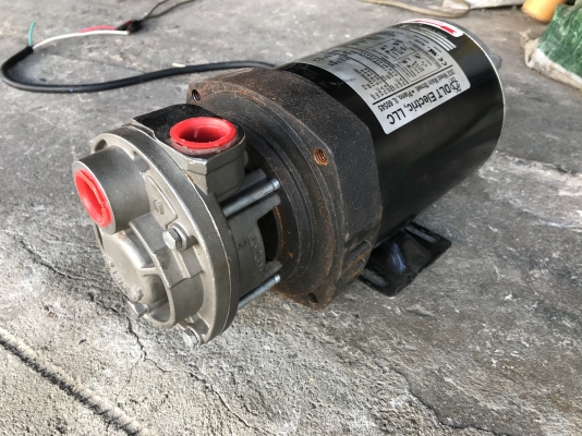 ขายปั๊มน้ำสแตนเลส 316L MTH pumps 1/3HP. 220V ไฟบ้าน made in USA. สภาพสวยมาก ใช้ในงานน้ำร้อน น้ำมัน อุตสาหกรรมอาหาร พร้อมใช้งาน