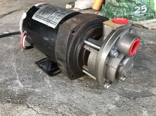 ขายปั๊มน้ำสแตนเลส 316L MTH pumps 1/3HP. 220V ไฟบ้าน made in USA. สภาพสวยมาก ใช้ในงานน้ำร้อน น้ำมัน อุตสาหกรรมอาหาร พร้อมใช้งาน