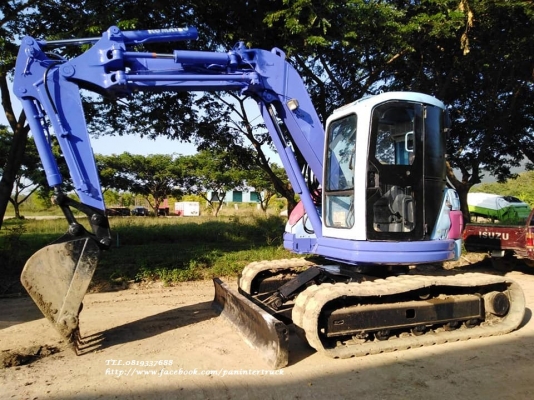 FROM JAPANรถขุดKOMATSU PC75UU-2 ,คอนโทรลน้ำมัน ,ปั๊มนิ้ว ,มีตู้/ มีเก๋ง ,ปรับสภาพ ขัดล้าง -ทำสี ,มีเอกสารแจ้งจำหน่าย
