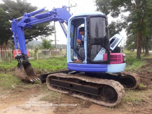 FROM JAPANรถขุดKOMATSU PC75UU-2 ,คอนโทรลน้ำมัน ,ปั๊มนิ้ว ,มีตู้/ มีเก๋ง ,ปรับสภาพ ขัดล้าง -ทำสี ,มีเอกสารแจ้งจำหน่าย
