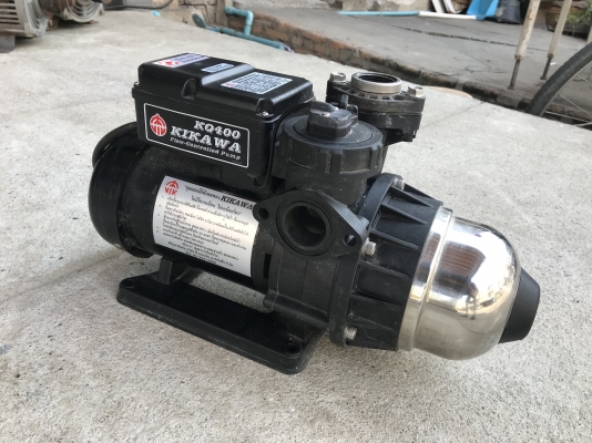 ขายปั๊มน้ำอัตโนมัติ Kikawa pump 1/2HP. 220V ไฟบ้าน สภาพสวย หมุนนิ่ม พร้อมใช้งาน
