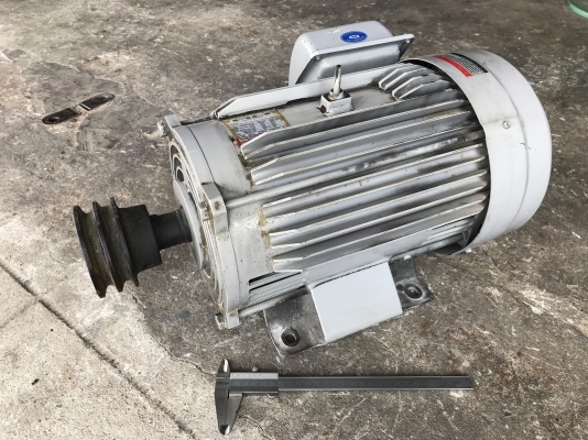ขายมอเตอร์ไฟฟ้า Mitsubishi 10HP. 1450rpm. 220V SCL-KR ไฟบ้าน(หายากมาก) สภาพสวยเดิมๆ หมุนนิ่ม พร้อมใช้งาน