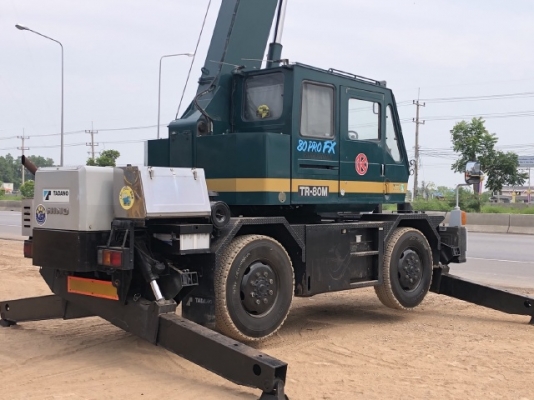 ขายรถเครน TADANO TR80M-1 (ขนาด 8 ตัน) ปี 1995 นำเข้าเองจากญี่ปุ่น สภาพสวยพร้อมใช้งาน มีVDOการทำงานคร