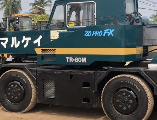 ขายรถเครน TADANO TR80M-1 (ขนาด 8 ตัน) ปี 1995 นำเข้าเองจากญี่ปุ่น สภาพสวยพร้อมใช้งาน มีVDOการทำงานคร