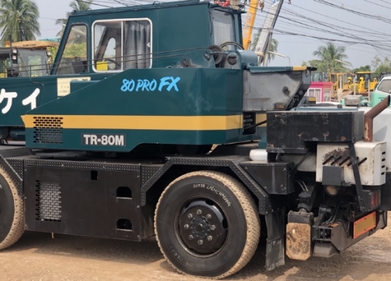 ขายรถเครน TADANO TR80M-1 (ขนาด 8 ตัน) ปี 1995 นำเข้าเองจากญี่ปุ่น สภาพสวยพร้อมใช้งาน มีVDOการทำงานคร
