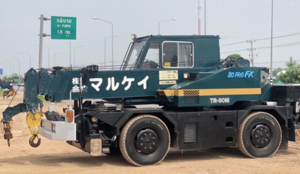 ขายรถเครน TADANO TR80M-1 (ขนาด 8 ตัน) ปี 1995 นำเข้าเองจากญี่ปุ่น สภาพสวยพร้อมใช้งาน มีVDOการทำงานคร