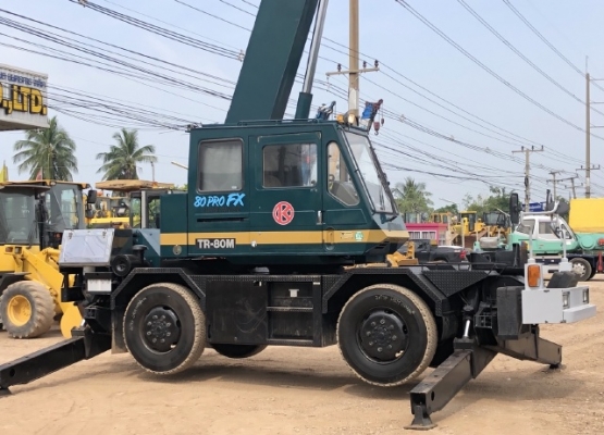 ขายรถเครน TADANO TR80M-1 (ขนาด 8 ตัน) ปี 1995 นำเข้าเองจากญี่ปุ่น สภาพสวยพร้อมใช้งาน มีVDOการทำงานคร