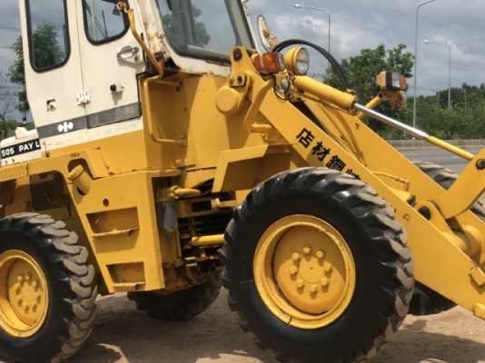 ขายรถตักล้อยาง KOMATSU 505 (เทียบเท่า WA70) (1,XXX ชั่วโมง) นำเข้าเองจากญี่ปุ่น สภาพสวยพร้อม  มีVDOการทำงานครับ