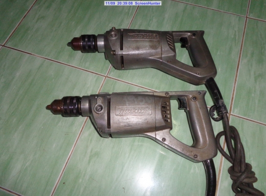 ขายสว่านไฟฟ้า MAKITA ขนาด 10mm. รุ่น 6401 (360 w.) มี2ตัว ขายตัวละ2000พร้อมส่ง