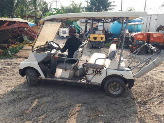 ขาย รถกอล์ฟ 4 ที่นั่ง SANYO ใช้ได้อเนกประสงค์ ในสวน ไร่ สนามกอล์ฟ โรงแรม โรงงาน รีสอร์ท เก่าญ๊่ปุ่น พร้อมใช้