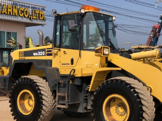 ขายรถตักล้อยาง KOMATSU WA320-6 นำเข้าเองจากญี่ปุ่น สภาพสวยพร้อมใช้งาน มีVDOการทำงานครับ