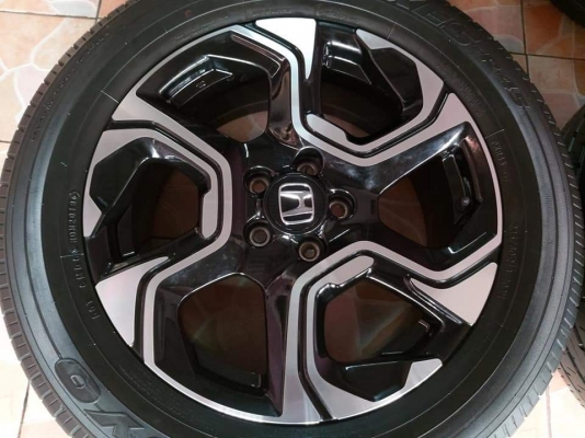 ล้อแม็ก Honda CR-V G5 ขอบ 18 พร้อมยาง TOYO Proxes R45  235/60R18 ผลิตปี 2018 ขายถูกๆ ทั้งชุด 22900.- *** ใส่ฟรี รับเทิร์น รับบัตรเครดิตทุกธนาคาร ส่งได้ทั่วไทย ***