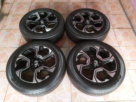 ล้อแม็ก Honda CR-V G5 ขอบ 18 พร้อมยาง TOYO Proxes R45  235/60R18 ผลิตปี 2018 ขายถูกๆ ทั้งชุด 22900.- *** ใส่ฟรี รับเทิร์น รับบัตรเครดิตทุกธนาคาร ส่งได้ทั่วไทย ***