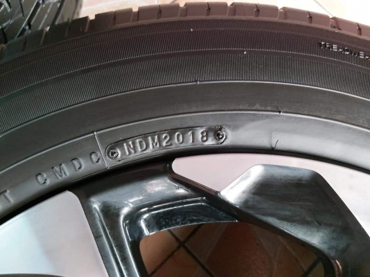 ล้อแม็ก Honda CR-V G5 ขอบ 18 พร้อมยาง TOYO Proxes R45  235/60R18 ผลิตปี 2018 ขายถูกๆ ทั้งชุด 22900.- *** ใส่ฟรี รับเทิร์น รับบัตรเครดิตทุกธนาคาร ส่งได้ทั่วไทย ***