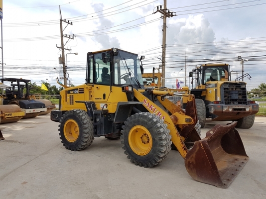 ขายรถตักล้อยาง ยี่ห้อ KOMATSU WA100-5 ซีเรียลสูง ปี 2006 นำเข้าจากญี่ปุ่นแท้ 100\% สภาพสวย ไม่เคยใช้งานในไทย