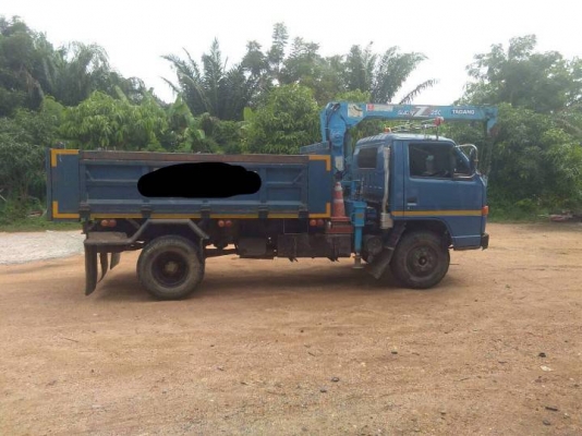 ขาย6ล้อดั้มพ์ISUZU NPR115 แรงม้าแอร์ พาวเวอร์ เฟืองท้าย145 ติดเครน2.5ตันราคา 490,000