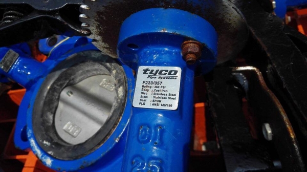 วาล์วผีเสื้อใบสเตนเลส(ButterflyValve)TYCO ใบพัดปิดแบบสเตนเลส ขนาด 2.5&rdquo; / 3&rdquo; งานหนาอย่างดี เข้ามาหลายตัว ของสแปใหม่เก่าเก็บ