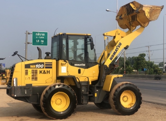 ขายรถตักล้อยาง KOMATSU WA100-7 ปี 2014 นำเข้าเองจากญี่ปุ่น สภาพสวยพร้อมใช้งาน มีVDOการทำงานครับ ขายรถตักล้อยาง KOMATSU WA100-7 ปี 2014 นำเข้าเองจากญี่ปุ่น สภาพสวยพร้อมใช้งาน มีVDOการทำงานครับ