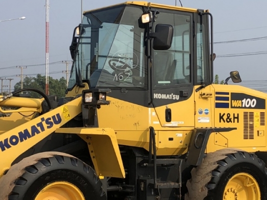 ขายรถตักล้อยาง KOMATSU WA100-7 ปี 2014 นำเข้าเองจากญี่ปุ่น สภาพสวยพร้อมใช้งาน มีVDOการทำงานครับ ขายรถตักล้อยาง KOMATSU WA100-7 ปี 2014 นำเข้าเองจากญี่ปุ่น สภาพสวยพร้อมใช้งาน มีVDOการทำงานครับ