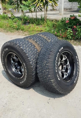 ขายล้อลายลูกโม่ WELD ขอบ 16x8.5 ออฟ 0 พร้อมยาง BF