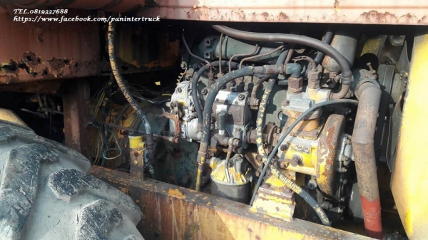 สินค้าเก่านอก ขายถูกด่วนๆ รถตักล้อยาง KOMATSU JH30B ขับเคลื่อน 2 เพลา / เลี้ยวล้อ /เครื่องยนต์ISUZU DA220 , 4สูบ