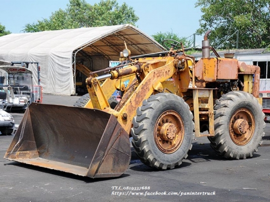 สินค้าเก่านอก ขายถูกด่วนๆ รถตักล้อยาง KOMATSU JH30B ขับเคลื่อน 2 เพลา / เลี้ยวล้อ /เครื่องยนต์ISUZU DA220 , 4สูบ