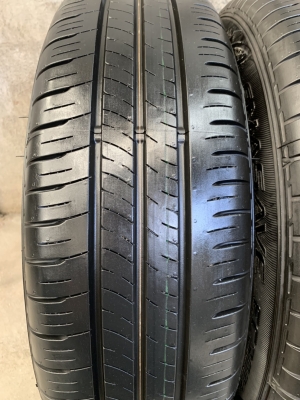 ล้อแม็กป้ายแดง Mazda 2 ขอบ 15 สีดำ มิดไนท์ พร้อมยางป้ายแดง 185-65-15 Dunlop ปี 19 สวยกริ๊บๆ