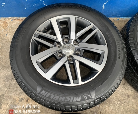 ล้อแม็ก Toyota New Fortuner ขอบ 18 พร้อมยาง 265-60-18 Michelin ปี 16 ล้อแม็ก Toyota New Fortuner ขอบ 18 พร้อมยาง 265-60-18 Michelin ปี 16