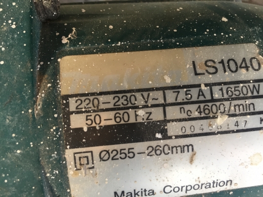 ขายเลื่อยองศา10” makita มือสองครับ ขายเลื่อยองศา10” makita มือสองครับ