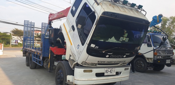 ขายรถสิบล้อติดเครน 5  ตัน