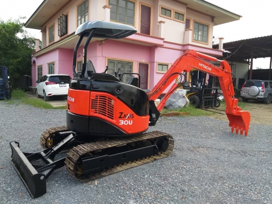 ขายรถแมคโค HITACHI ZX30U-2 แทรคเหล็ก คอนโทรลสั้น ปั้มนิ้ว มีไปบ์ปิ้ง ติอต่อ 063-5628992