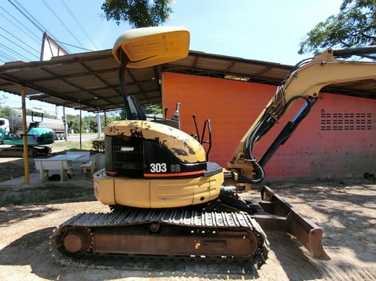 ขายรถขุดแบคโฮเก่านอกสวยเดิมๆ ยี่ห้อ CAT 303CR ขนาดPc30 รถเก่านอกแท้100\% (คอลโทนสั้น ปั๊มนิ้ว #อามยาวพิเศษ มีลายหัวแย็ก แทรคเหล็กใหม่มือ1) เครื่องแน่น ระบบไว รถพร้อมใช้งาน เอกสารใบอินวอยครบ         ????ราคา 410,000 ต่อรองได้???? ☎ สนใจติดต่อ 096-3268553 (ส
