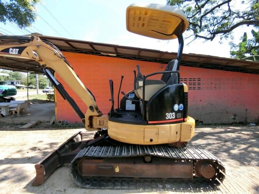ขายรถขุดแบคโฮเก่านอกสวยเดิมๆ ยี่ห้อ CAT 303CR ขนาดPc30 รถเก่านอกแท้100\% (คอลโทนสั้น ปั๊มนิ้ว #อามยาวพิเศษ มีลายหัวแย็ก แทรคเหล็กใหม่มือ1) เครื่องแน่น ระบบไว รถพร้อมใช้งาน เอกสารใบอินวอยครบ         ????ราคา 410,000 ต่อรองได้???? ☎ สนใจติดต่อ 096-3268553 (ส