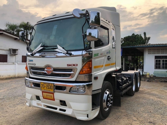 Hino mega 380 แรง ปี 55 สิบล้อหัวลาก รถสวยเดิม ยางดี ทะเบียนพร้อม