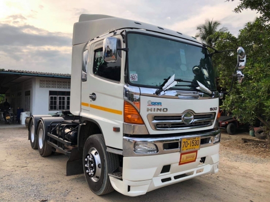 Hino mega 380 แรง ปี 55 สิบล้อหัวลาก รถสวยเดิม ยางดี ทะเบียนพร้อม