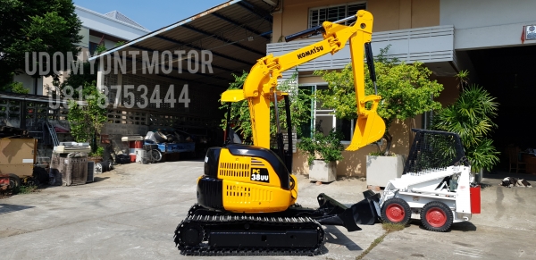 ขาย รถขุด KOMATSUรุ่น PC38UU-3- มือสองญี่ปุ่น แทรกเหล็ก สลัก บูทเอวแน่น 100\% สวยพร้อมใช้งาน มือถือ 0818753444