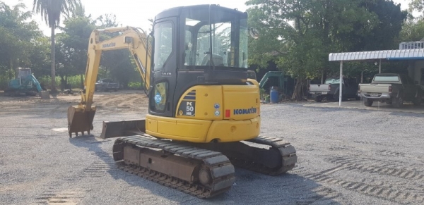 รถขุดโคมัตสุ コマツ Komatsu PC50MR-2 เก่าญี่ปุ่น เครื่องดีมาก ปั้มดีมาก ตู้กระดกได้